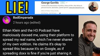 BadEmpanada Lied About Ethan Klein / H3 Doxxing Him