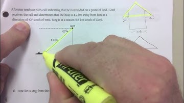 TRIG   WORD PROBLEMS REVIEW (PG 49 & 50), MULTIPLE TRIANGLES, SOLVING SIDES, ETC.