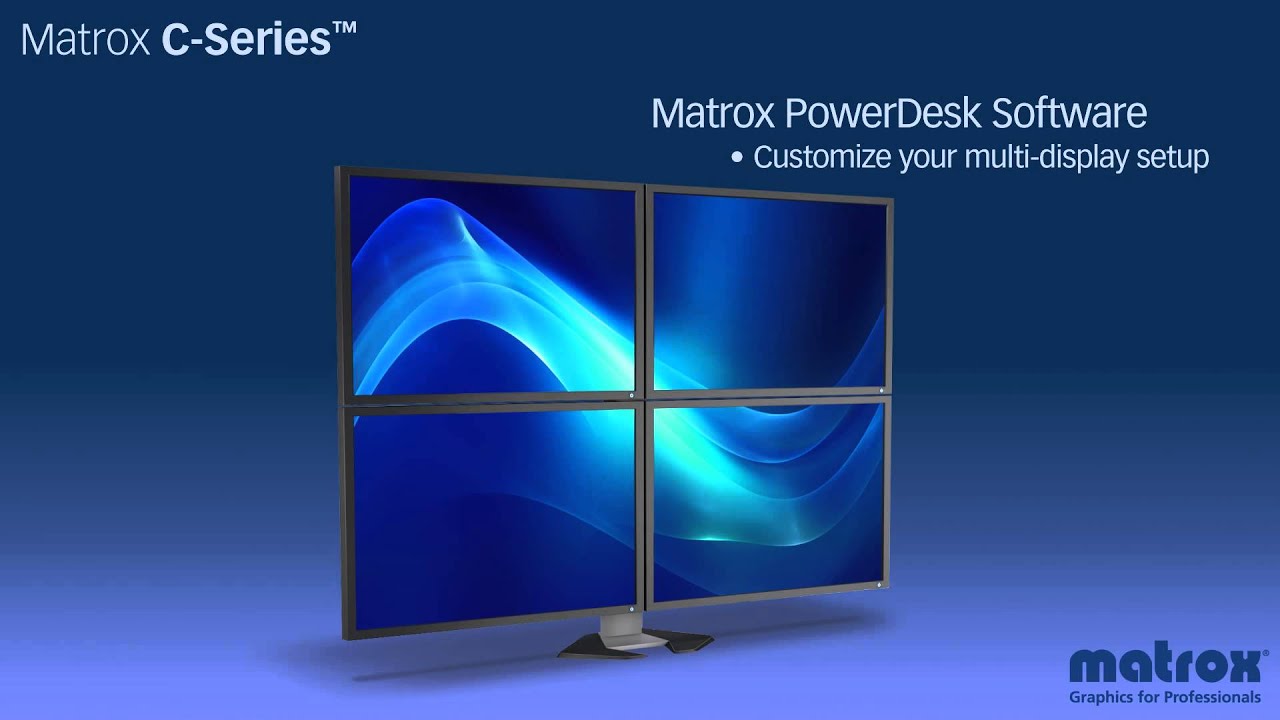 Introducing Matrox C Series Multi Display Graphics Cards Youtube