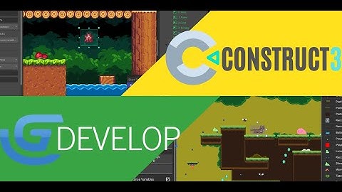 CONSTRUCT 3 vs GDEVELOP 5: Which visual game engine is better? Part I