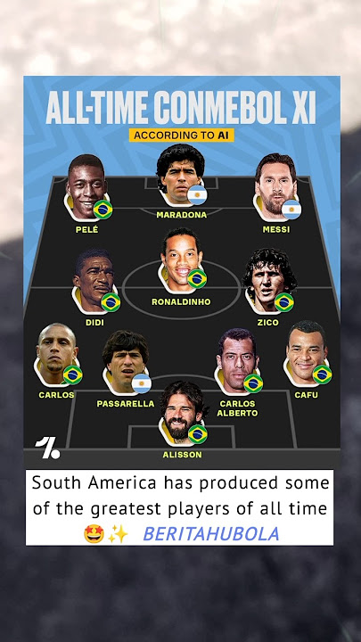 All Time CONMEBOL XI — The Greatest South American Players