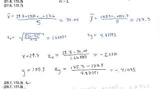 Calculating the Linear Coefficient by Hand