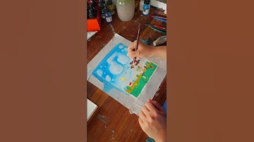 trying something new + colour palette advice #peachtober #furrylittlepeach #art #painting #music