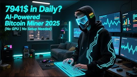 7941$ in Daily? AI-Powered Bitcoin Miner 2025 (No GPU | No Setup Needed)