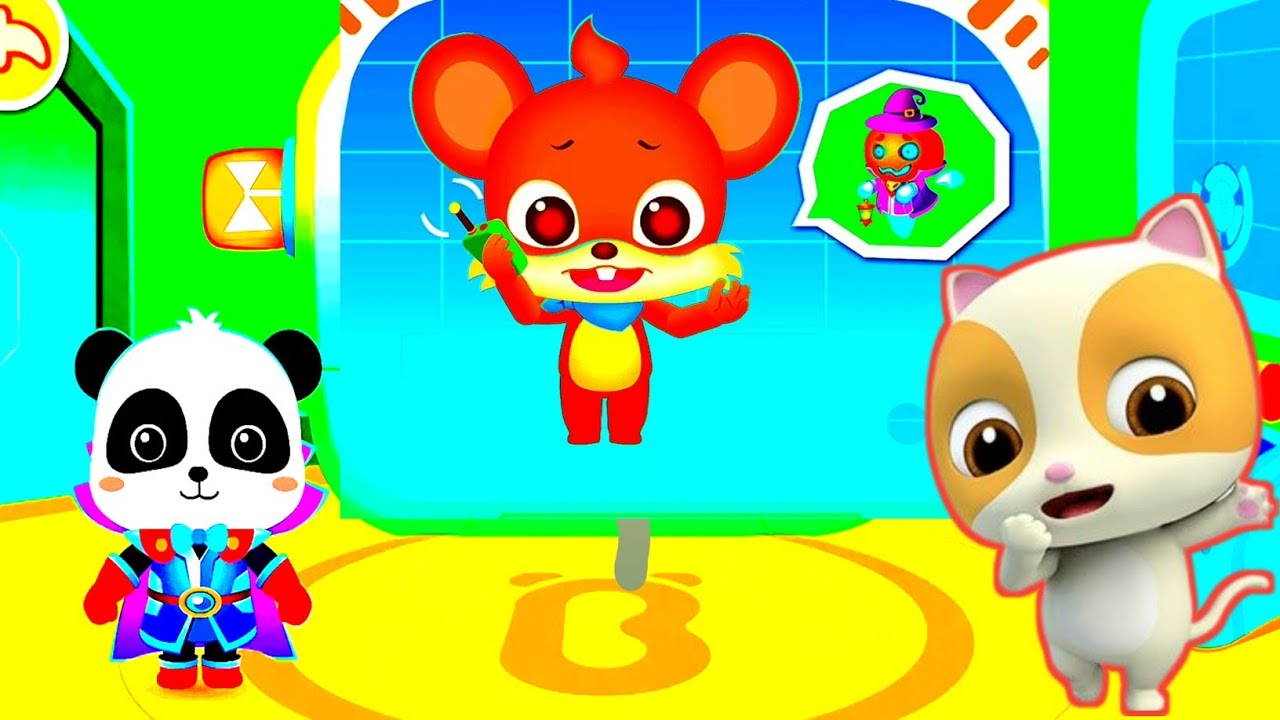 Little panda🐼 Kiki the Super hero squad captain kid's cartoon