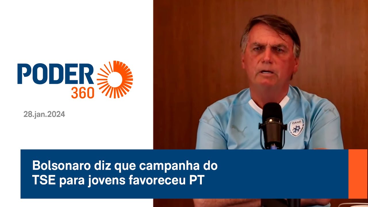 Bolsonaro diz que campanha do TSE para jovens favoreceu PT