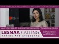 LBSNAA Calling | Attire & Etiquette for officers | By Prerna Singh | IAS - 2017 Batch