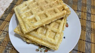 Готовим вафли на завтрак