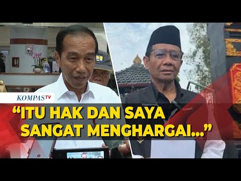 Respons Jokowi soal Mahfud MD Mundur Sebagai Menko Polhukam