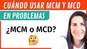 CUÁNDO usar MCM y MCD en Problemas 🧩 Truco Fácil