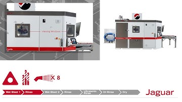 Vapormatt wet blasting show case