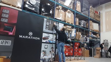 Custom Modular Displays - 20ft Instand Popup and Custom Graphics install - Fast Motion Video