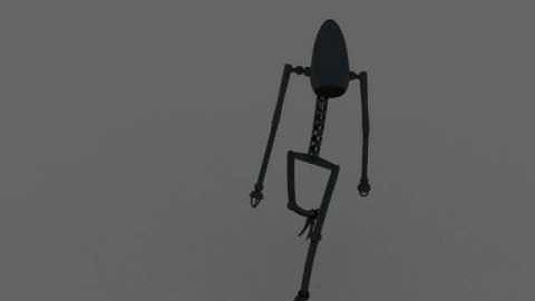 Robot Walk/Run Cycle in Blender