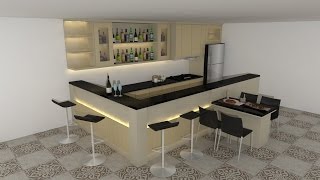 Tutorial Sketchup - Membuat Meja Bar Minimalis screenshot 1