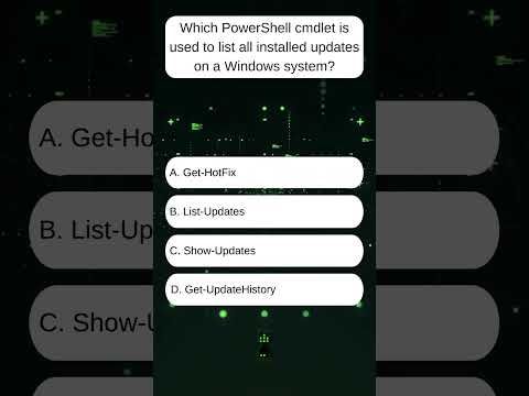 Which PowerShell cmdlet