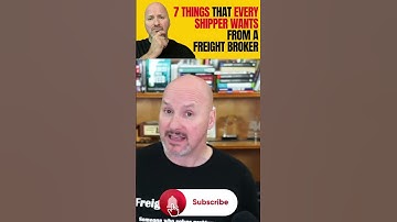 Freight Broker Tips: 7 Things Every Shipper Wants From A Freight Broker #shorts s