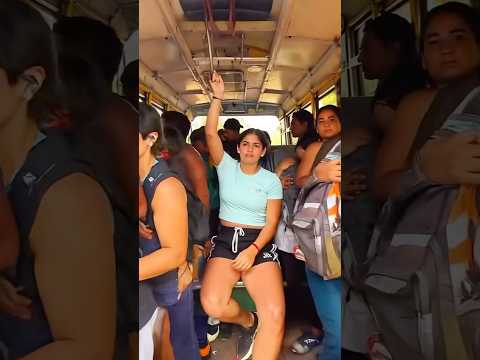 Trapped In Heat A Brazilian Woman S Struggle Inside A Crowded Chiva Bus