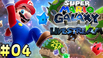 Super Mario Galaxy 100% Live Stream | Part 4