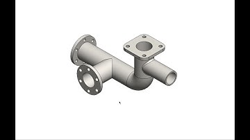 Pipe With Flange solidworks tutorial      How to use piping in SolidWorks?