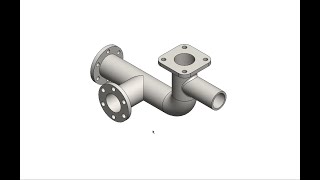 Pipe With Flange solidworks tutorial      How to use piping in SolidWorks?