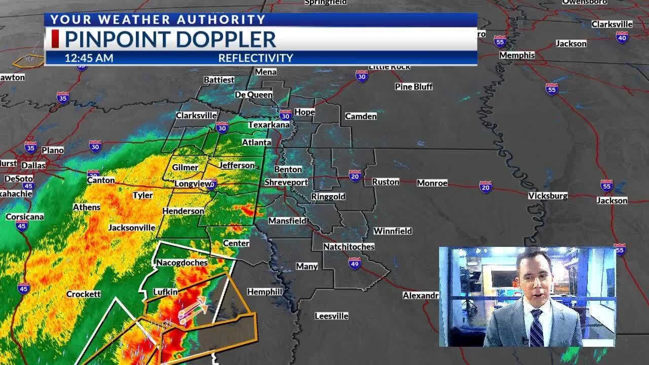 Scattered storms to continue through the end of the week - YouTube