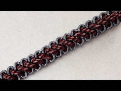 How You Can Braid A "Bootlace Parachute Cord Survival Bracelet" Without Buckle