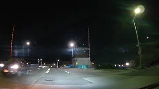 4K Dash Cam - Racine Wisconsin - Main Street North Of Downtown After Dark - August 2024