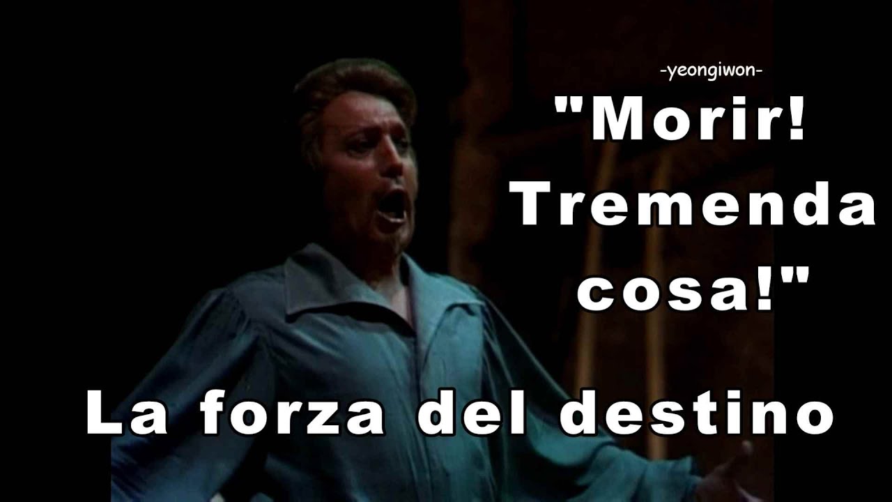 Piero Cappuccilli "Morir! tremenda cosa! Urna fatale..." from La forza del destino by Verdi(SD)