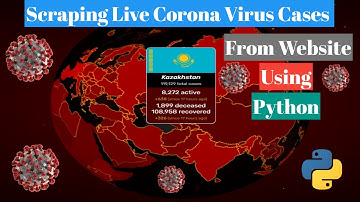 Grab Live coronavirus cases from the website using python |  Coronavirus Web Scraper | Web Scraping