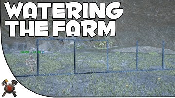 WATERING THE FARM! - Modded Ark Survival Evolved Valhalla Primitive PVP Server (S5P5)