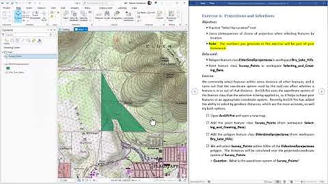 Projections and Datums in ArcGIS Pro:  Lab Exercise 6
