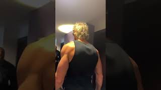 Logan Paul arrives for the press conference
