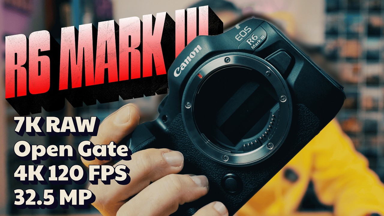 Canon EOS R6 Mark III İncelemesi 🔥TÜRKİYE'DE İLK  (Open Gate - 7K RAW)