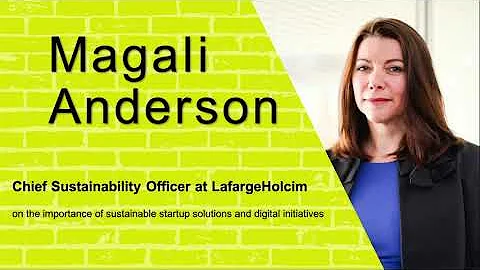 Magali Anderson (Chief Sustainability Officer) on the importance of sustainable startup solutions