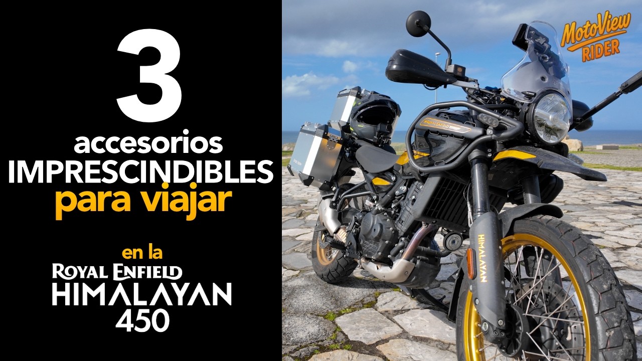 ¡INDISPENSABLES! 3 accesorios para viajes  I Royal Enfield Himalayan 450