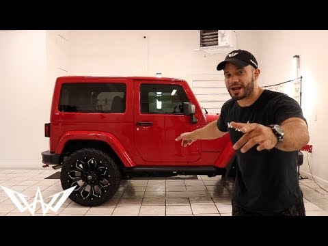 20% Window Tint on a Wrangler Rubicon Ed. - YouTube