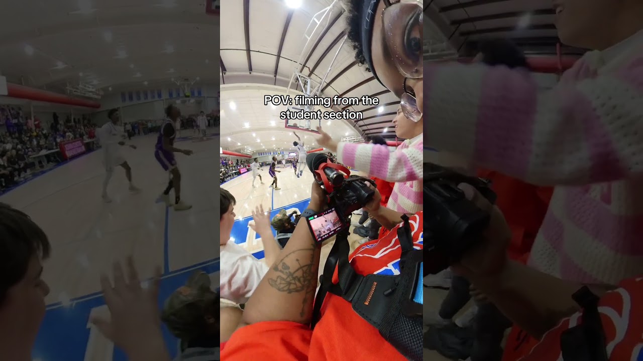 This varsity #basketball game was PACKED