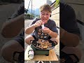 神戸名物 熱々のそばめしをお食べwww