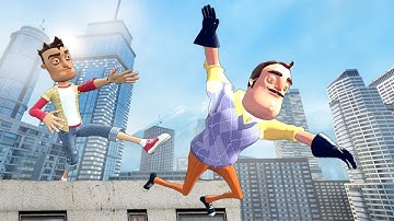 HELLO NEIGHBOR: Ragdolls & Epic Falls episode 2 [GMOD]-