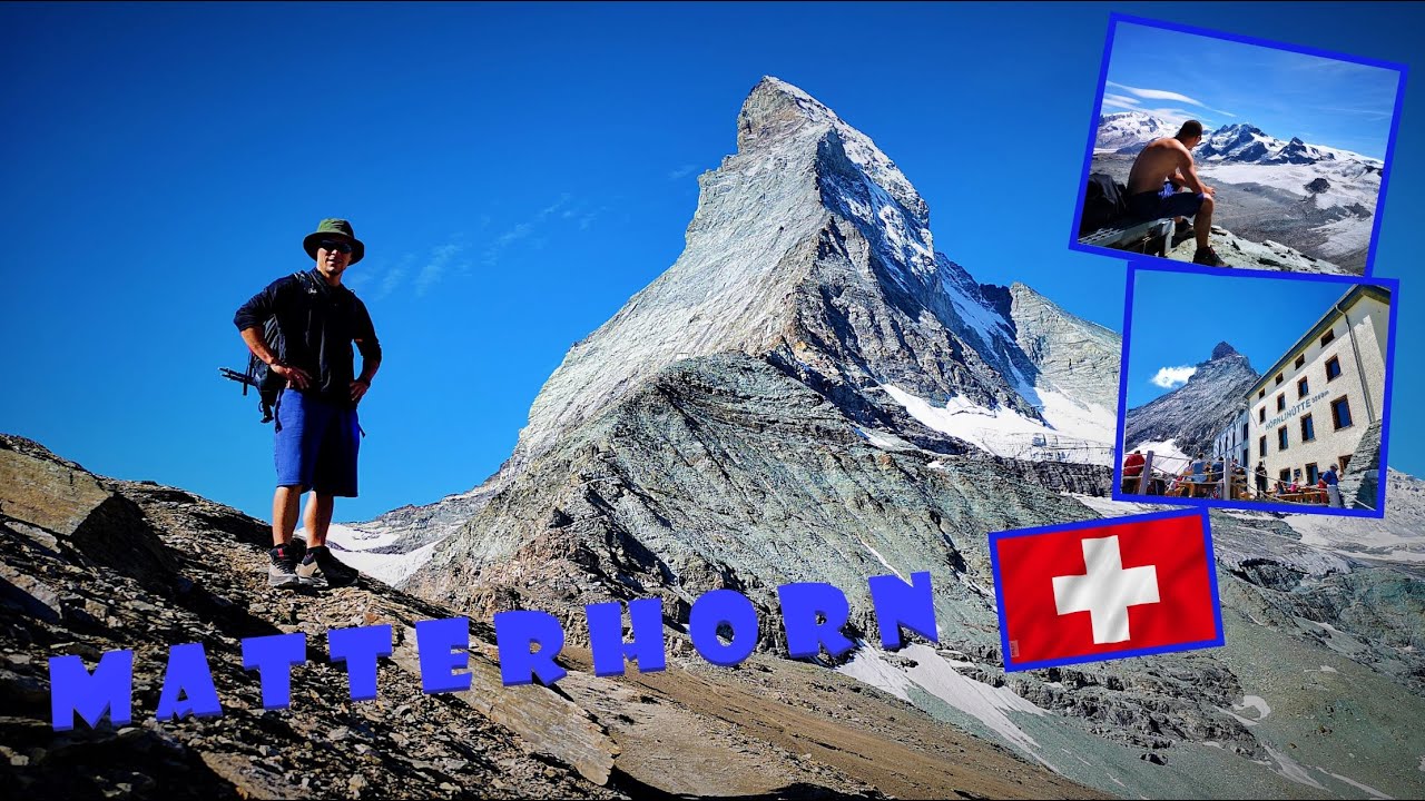 Matterhorn 4478m in FullHD , Zermatt-Furi-Schwarzsee-Hörnlihütte-Breithorn