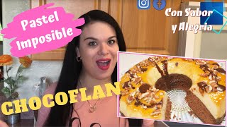 COMO HACER UN CHOCOFLAN O PASTEL IMPOSIBLE - RECETA DE POSTRE CASERO FÁCIL