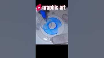 Satisfying drawing spirograph and ASMR. #shorts