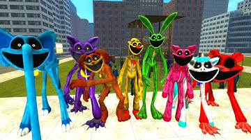 Surviving All Big Smiling Critters Chase, Poppy Playtime | Garry