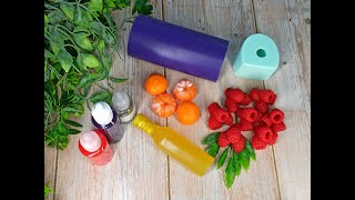 видео: Обзор и заливка новых силиконовых форм от Мир Мыла и ТакКруто. Малина, бутылка вина и мандарины. картинка: Обзор и заливка новых силиконовых форм от Мир Мыла и ТакКруто. Малина, бутылка вина и мандарины.