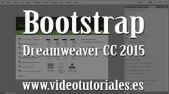 Curso de Bootstrap y Dreamweaver CC 2015 por www.videotutoriales.es - Durasi: 1.12.08. 