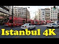 Walk around Istanbul 4K. Kennedy Avenue Sultanahmet Galata Bridge Taksim.