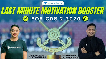 Crack CDS II 2020 | Last Minute Motivation Booster for CDS 2 2020 | Divya Gupta | Sanjay Kumar Singh