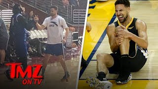 Klay Thompson Not Letting Injury Stop Him From Filming 'Space Jam 2' | TMZ TV