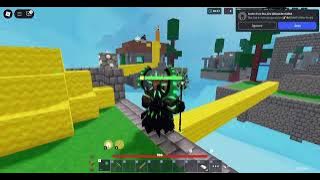 Playing bedwars with my friend Zaria and rage quiting very funny