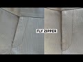 How to sew front fly zipper easy to sew  n a fashion